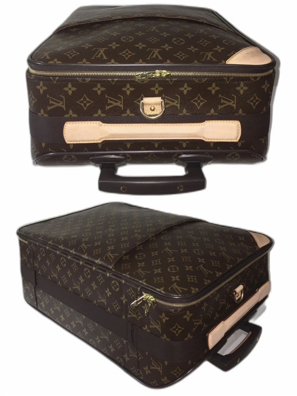 Louis Vuitton Pegase 55 Monogram Carryon Rolling Suitcase Travel Bag 🩷